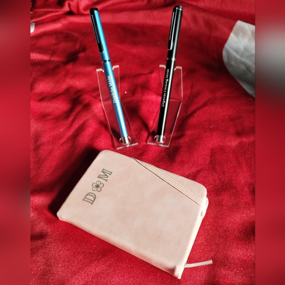 Depeche Mode Pens with Mini Notebook Set
